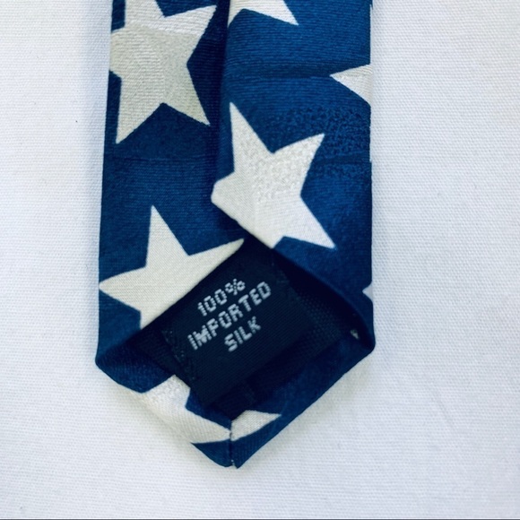 American Traditions American Flag Silk Necktie - Picture 5 of 5